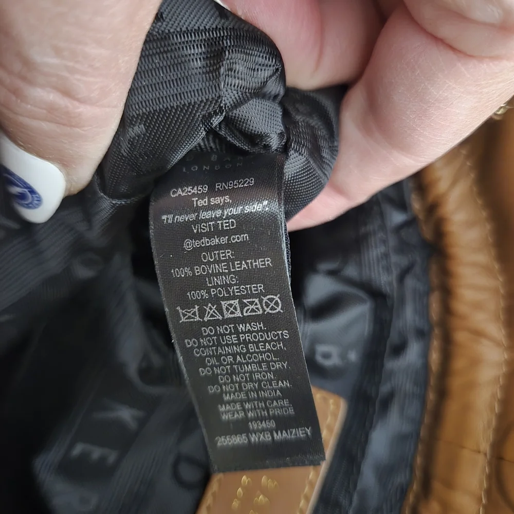 Ted Baker Myloo Leather Crossbody Bag - Picture 10 of 14